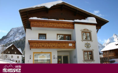 fruehstueckspension ferienhaus galtuer faednerspitze winter